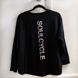Black soulcycle sweater - small